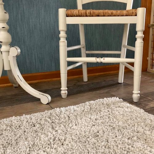 Custom area rug over TRUCOR Luxury Vinyl Plan
